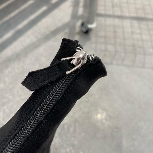 凯撒KS6951 绒面小方头切尔西短靴 商品图5