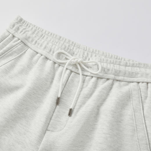 GXG男装25秋季时尚松紧腰系绳简约百搭亲肤舒适直筒男式休闲裤K&C 商品图9