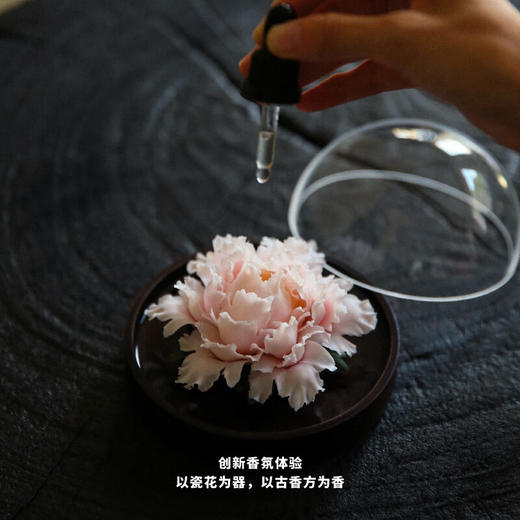 呈白城市印象系列非遗瓷花香薰礼盒富春芳华 商品图1