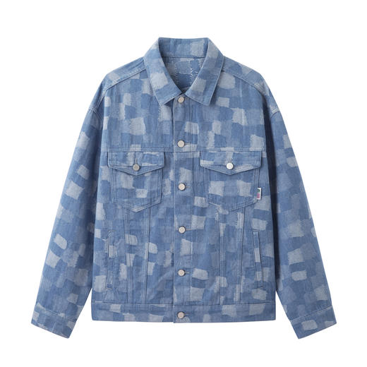 gxg.jeans男装  春季  百搭翻领牛仔夹克JFX1E801041 商品图4