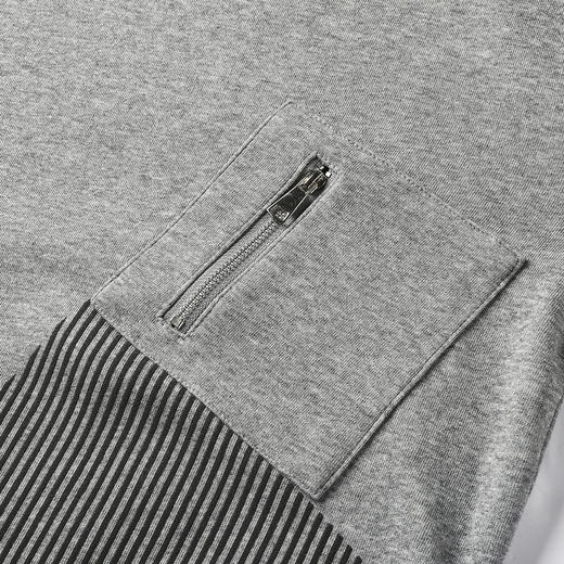 GXG男装【拉链装饰】秋季时尚百搭运动风男式休闲圆领长袖卫衣K&C 商品图7