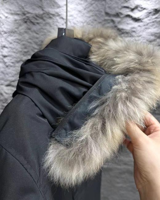 D121527冬季新款情侣款大口袋工装毛领羽绒服 商品图7