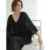 COCOBELLA呼吸感穿搭休闲T恤亮丝黑色针织衫女遮阳罩衫TS3196-2 商品缩略图2