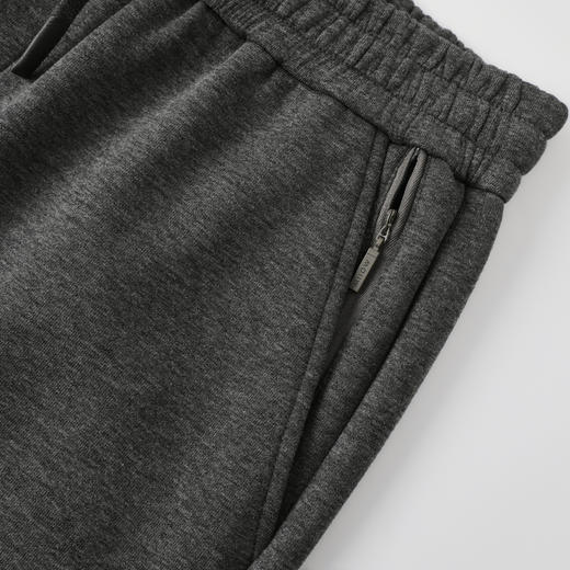 GXG男装25秋季弹力松紧腰系绳棉感舒适亲肤直筒通勤男式休闲长裤K&C 商品图9