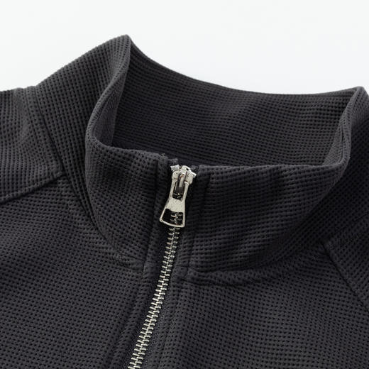 GXG男装25秋季简约纯色宽松休闲长袖套头上衣男式翻领卫衣K&C 商品图8