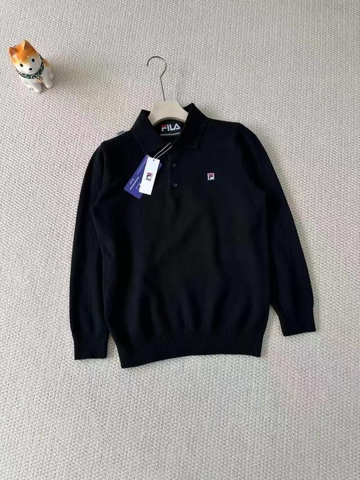 D121504秋冬质感穿搭男士小标刺绣翻领针织衫毛衣 商品图2