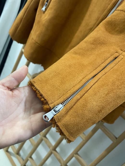 「断码清仓」优质复合仿羊羔毛皮毛一体大衣颗粒羊剪绒外套 L码 ZFYY229 商品图1