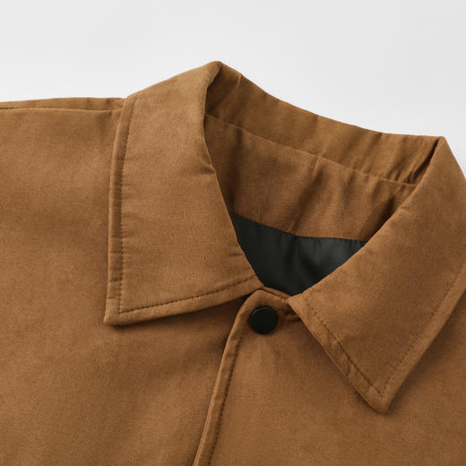 GXG男装25秋季时尚百搭简约通勤休闲外套男式翻领短款夹克K&C 商品图6