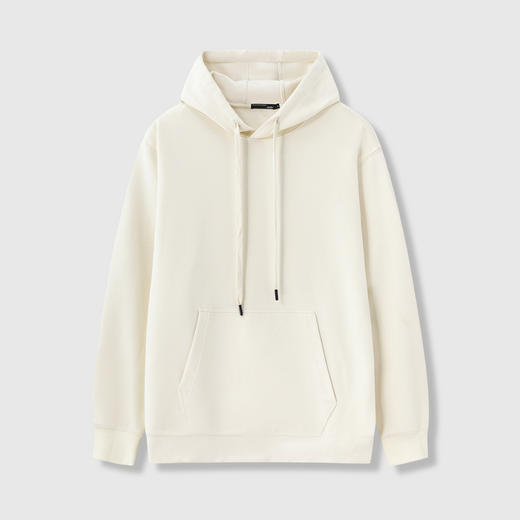 GXG男装25秋季时尚抽绳运动休闲纯色简约日常通勤男式连帽卫衣K&C 商品图4