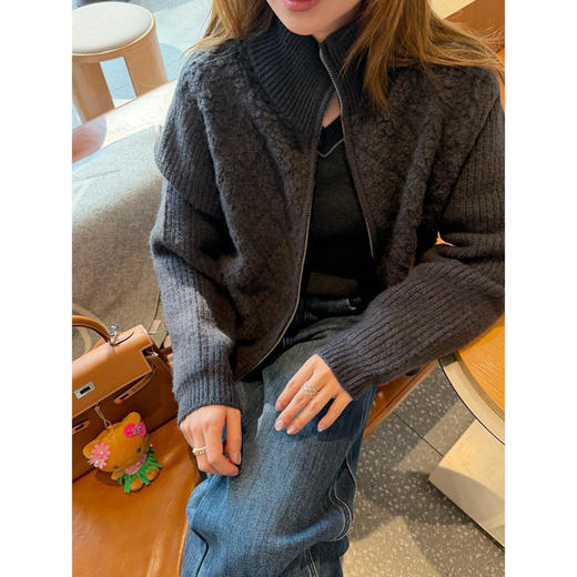 圈圈羊毛开衫｜550g 重磅暖感，显瘦天hua板 商品图7