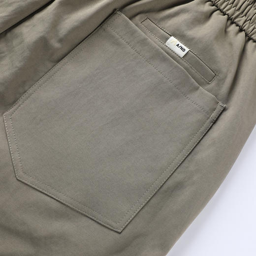 GXG男装25秋季时尚松紧腰系绳休闲裤宽松舒适日常通勤男式直筒裤K&C 商品图11