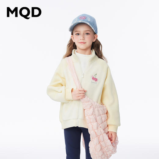 【秒】【MQD】女童冬季保暖舒适拼接立领外套 商品图5