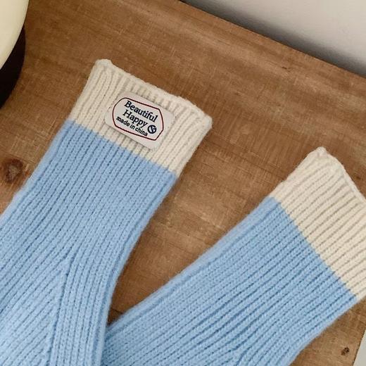 【YW】无忧购“礼物季”秋冬新款针织五指手套ins风时尚保暖高颜值骑车防寒防风毛线手套（截单后3-5天发货) 商品图10