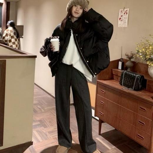 Beau Muse 人字纹羊毛蚕丝直筒裤出升级款❗️面料升级❗️版型升级❗️开衩款/中线款（不开衩） 商品图5