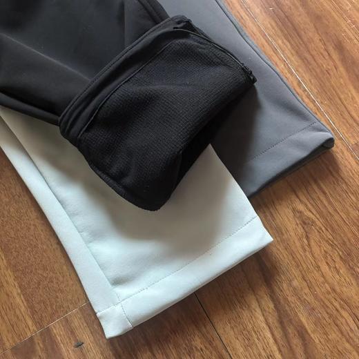 D121505秋冬新款！男士户外运动加绒加厚防风保暖徒步软壳长裤 商品图7