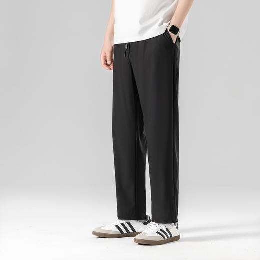 GXG男装【轻薄透气】夏季时尚百搭男款运动风休闲直筒长裤K&C 商品图7