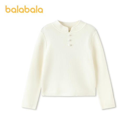 【商场同款】巴拉巴拉童装女童毛衣儿童2026新款春大童新年针织衫 商品图0