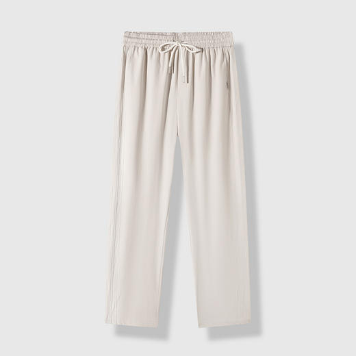 GXG男装【侧缝拼接】25夏季时尚抽绳弹力松紧腰男式直筒休闲裤K&C 商品图4