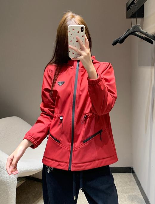 女款收腰连帽风衣外套ho020 商品图3