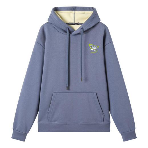 GXG男装25冬季创意三角标图案时尚连帽日常通勤加绒保暖男式卫衣K&C 商品图4