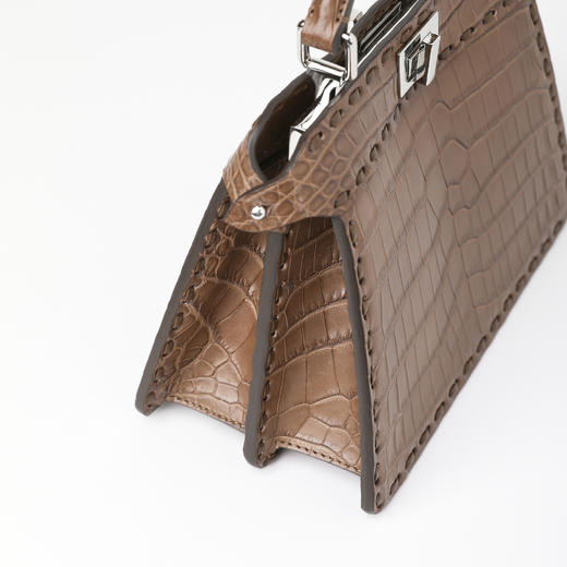 ROMI STUDIO 首饰袋 新加坡进口手工打磨鳄鱼皮手提包RWCLP36987 商品图4