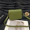YSL YSL Solferino 淡绿色 鸵鸟皮 中号 豆腐包 商品缩略图1