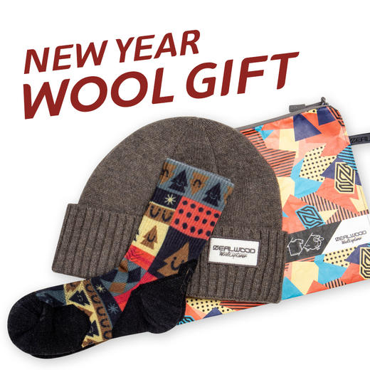 赛乐跑步组合套装美丽诺羊毛新年礼物组合圣诞元旦春节跑友礼包袜 商品图1