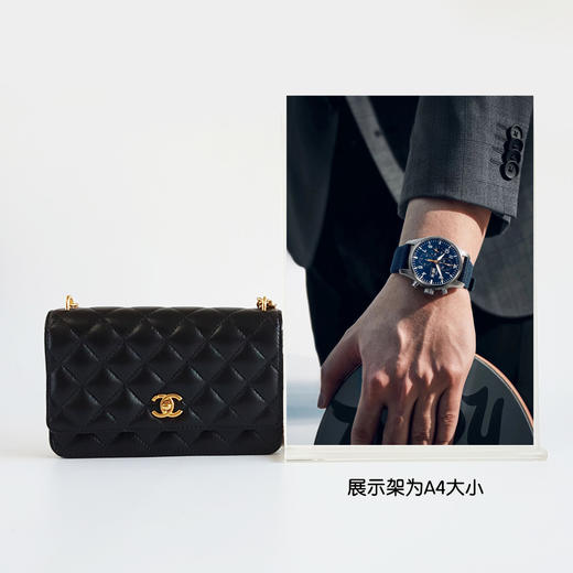 【全新】CHANEL香奈儿AP3297 B10716 94305 25P黑金羊皮山茶花金球调节扣woc链条包单肩包女士121225NJS05 商品图11