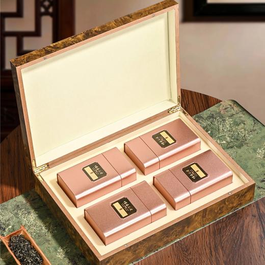 鸿运【信阳毛尖4合1  木盒棕色】40元一套/一箱14套 商品图1