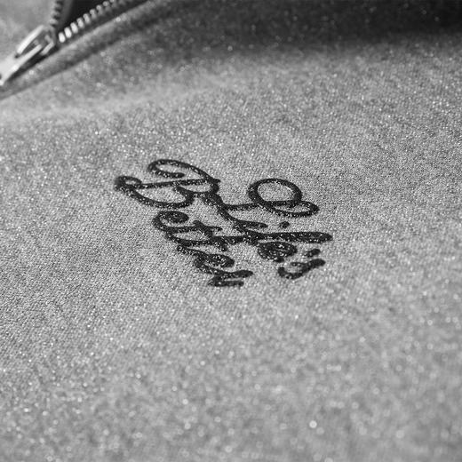 NPC潮牌胸口字母钉珠满天星拉链衫卫衣男双头拉链舒适NP4ATJ13 商品图2