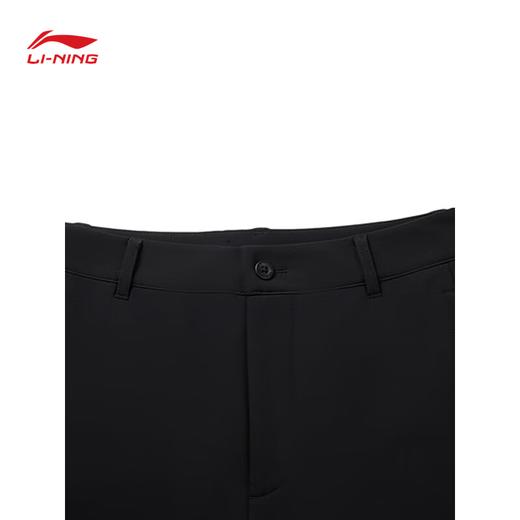 李宁（LI-NING）运动长裤女士25冬季加绒保暖宽松直筒休闲长卫裤AYKV858 商品图2