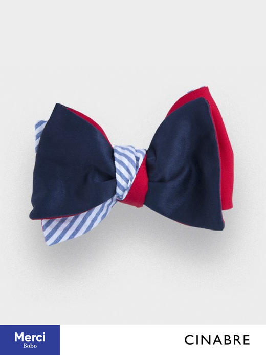 Cinabre真丝晚宴领结 马克龙总统同款 纯手工定制 商品图6