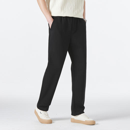 GXG男装25年春季时尚松紧腰抽绳休闲百搭男式直筒长裤K&C 商品图11