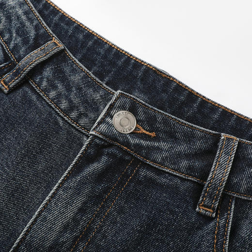 GXG男装25秋季简约纯色基础百搭牛仔裤休闲时尚亲肤男式锥形版裤K&C 商品图9