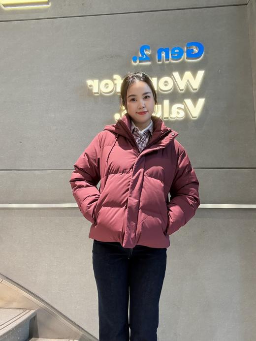 佐丹奴女装防风防泼水可机洗鸭绒短款连帽外套05375622 商品图5