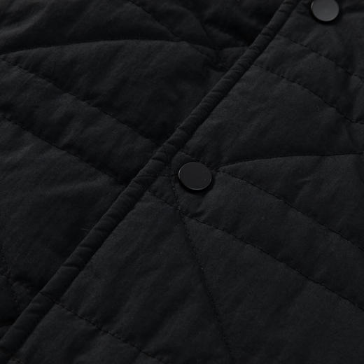 GXG男装25冬季简约菱形格图案轻便保暖绗线翻领夹克男式短款棉服K&C 商品图4