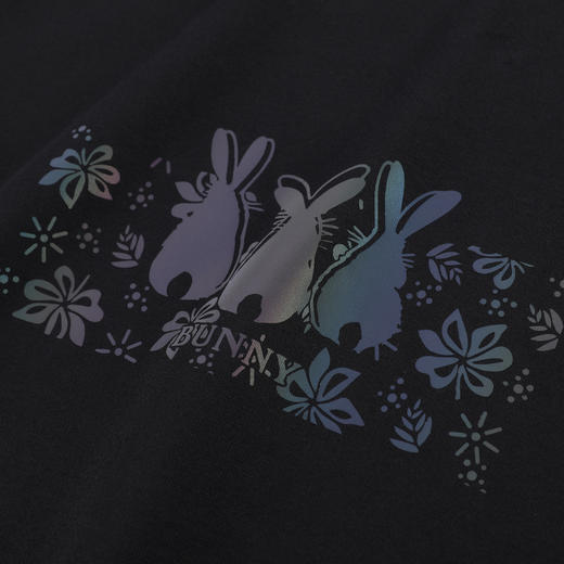 GXG男装【花园兔子】冬季时尚卡通印花男士圆领加绒卫衣K&C 商品图4