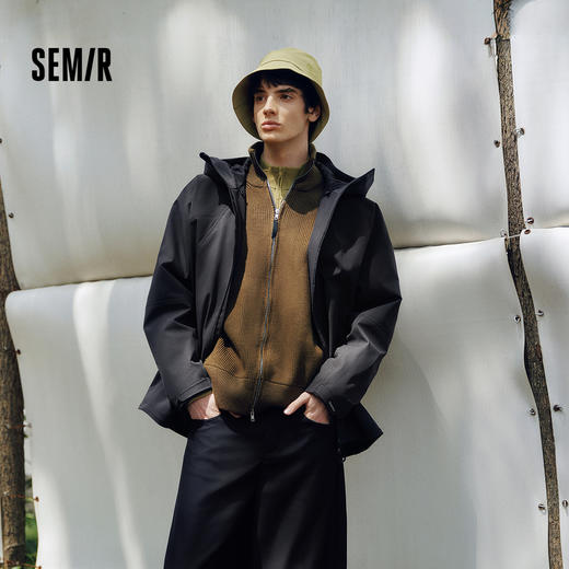 防护外套|商场同款森马冲锋衣男防雨防风夹克情侣款2025秋季新款 商品图1