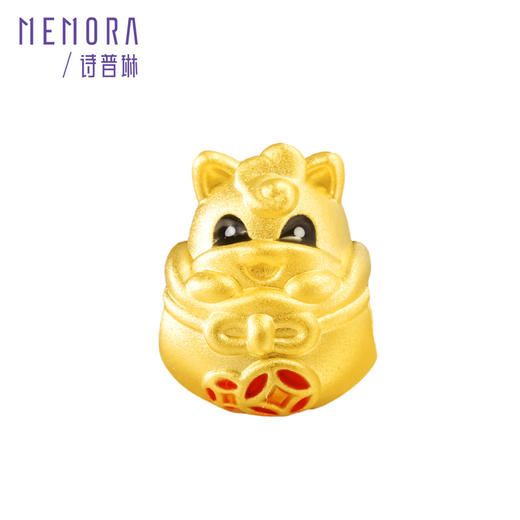 【新品首发】马上金喜 黄金足金生肖马转运珠MEMORA诗普琳HP878601、HP878701、HP878801 商品图12