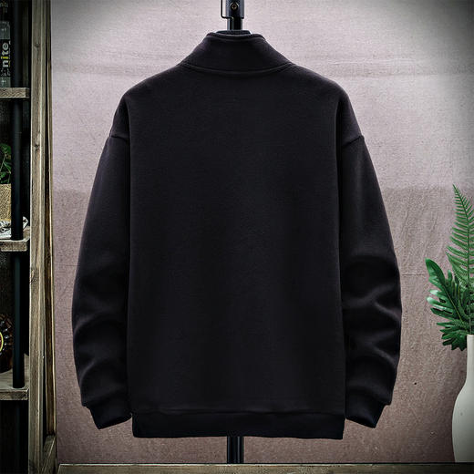 GXG男装冬季时尚简约保暖亲肤休闲百搭男式翻领卫衣K&C 商品图1