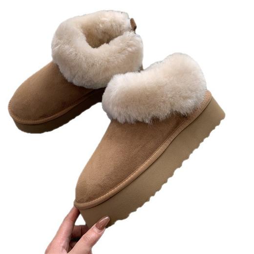 柜上2000+！塔资勒澳羊皮毛一体厚底雪地靴毛毛短靴2025冬新款! 商品图4