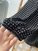 「断码清仓」女装荷叶边领印花长袖雪纺衬衫 M码 ZFYY237 商品缩略图2