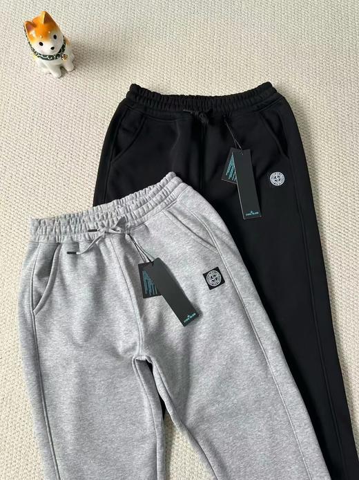 D121506秋冬加绒加厚针织长裤男士户外运动休闲卫裤 商品图3