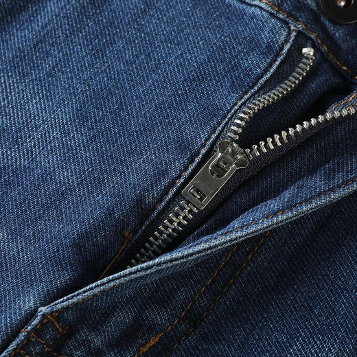 GXG男装25夏季时尚简约清爽透气舒适柔软高腰宽松男式直筒牛仔裤K&C 商品图7