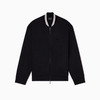 EMPORIO ARMANI 阿玛尼 男士鹰形徽标贴片双面针织拉链卫衣 黑色 EM002877 AF17545 UC001 商品缩略图0
