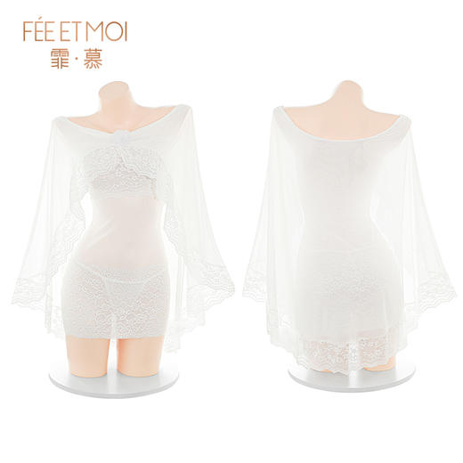 【情趣内衣】霏慕 透视引诱两穿斗篷连衣裙ZY59 商品图9