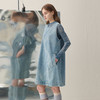 谜底牛仔连衣裙无袖2026春季新品复古蓝晒印花A型艺术女261ML0235 商品缩略图1