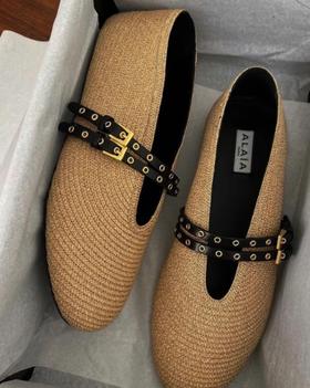 女款编织平底鞋zo