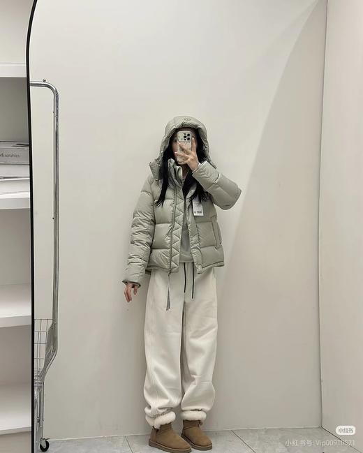 D121524五格收腰连帽羽绒服LW4BTOS女款 商品图6