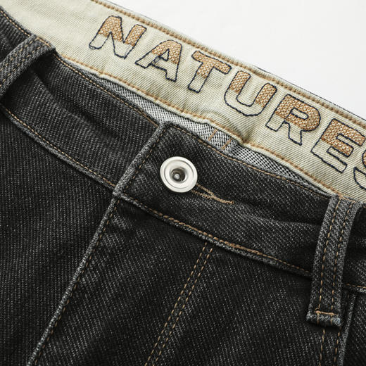 GXG男装25秋季复古简约经典日常通勤牛仔裤舒适亲肤男式直筒裤K&C 商品图9